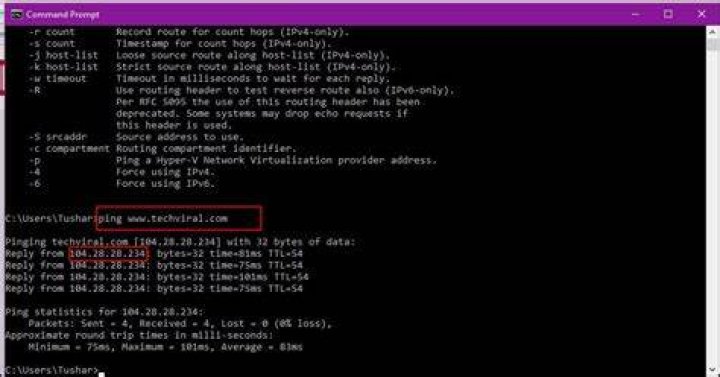 How to get network ip address via windows command prompt?