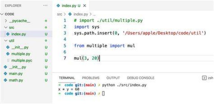 how to import files into python
