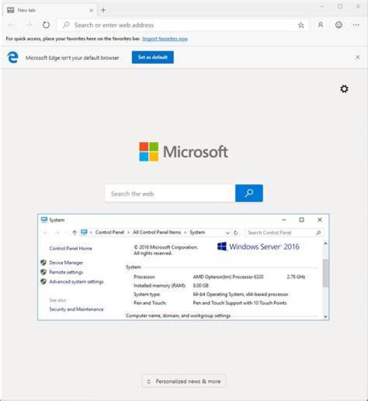 How to install Microsoft Edge on Windows Server 2016?