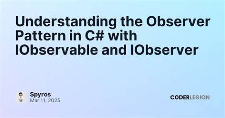How to link IObservable and IObserver in C#?