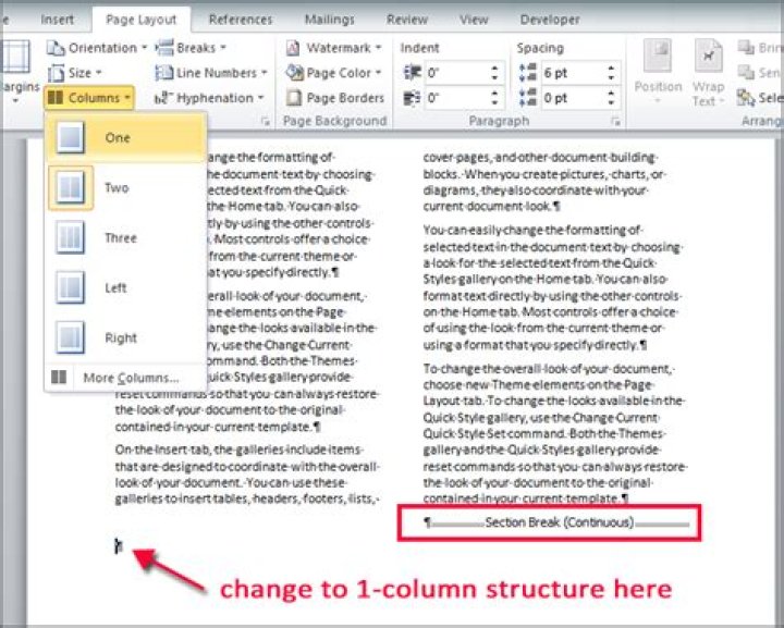 How to make a table span two columns?