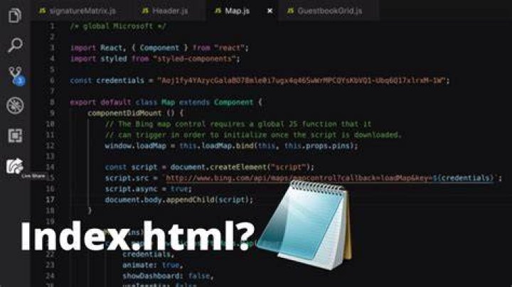 How to make a website run the index.html file?