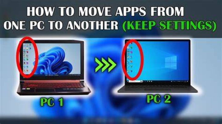 How to move all installed programs from my computer to another computer or laptop?