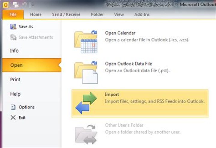 How to move Outlook 2007 data to another PC with Outlook 2010?