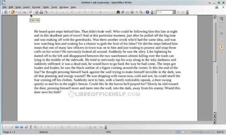 how to open files as read only in openoffice
