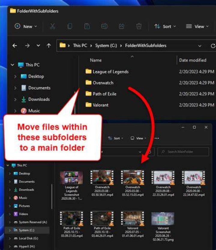 How to play media files from folder and subfolders or directory and subdirectories in Windows?