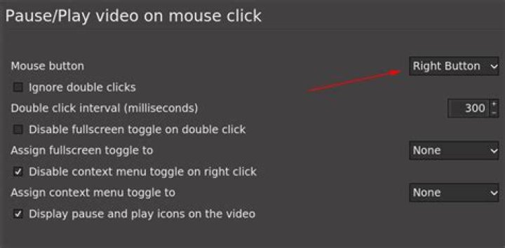 How to play/pause with a single mouse click?