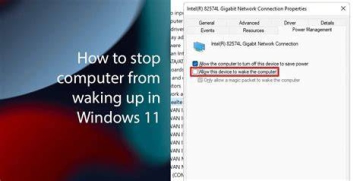 How to prevent Windows 10 from automatically waking up?