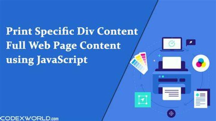 How to print HTML content on click of a button, but not the page? [duplicate]