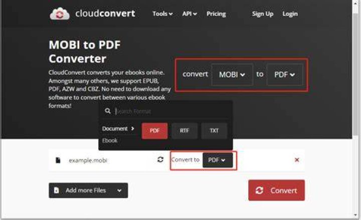How to properly convert a PDF to Mobi with Calibre?