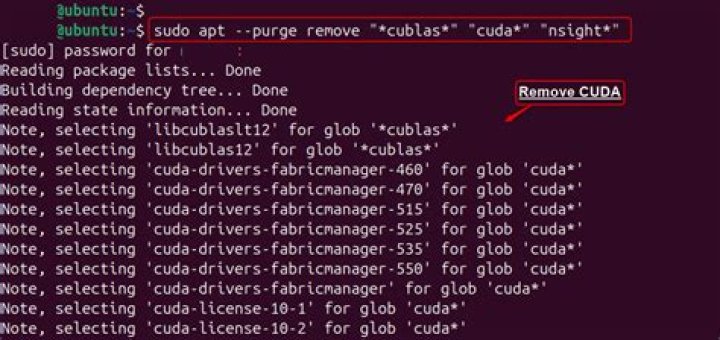 How to purge or completely remove CUDA from Ubuntu 18.04 and reinstall ver.10.2?
