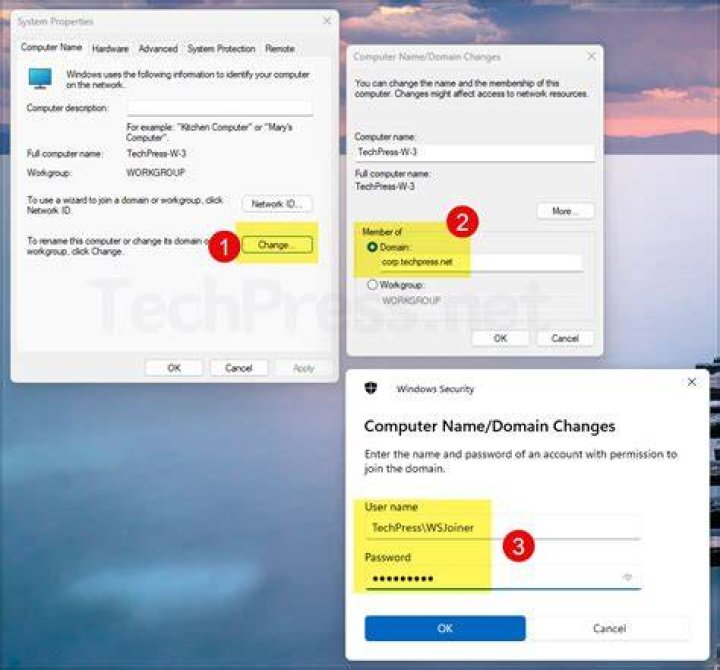 How to re-add a computer to domain without local admin password?