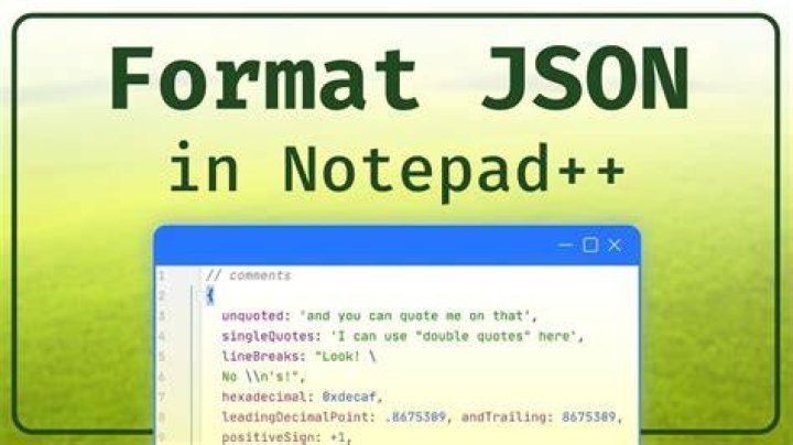 How to reformat JSON in Notepad++?