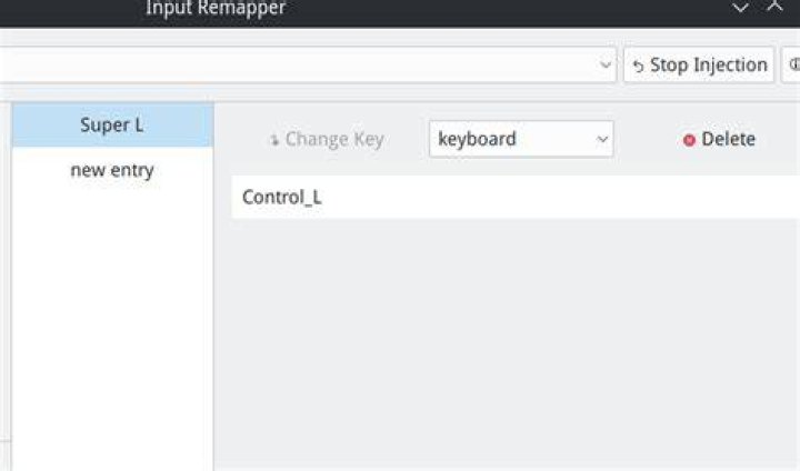 How to remap Super (left) key to Control key