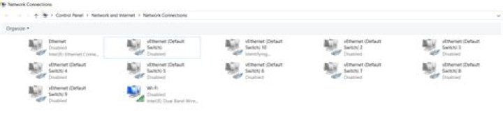 How to remove all the vEthernet (Default Switch) once and for all?