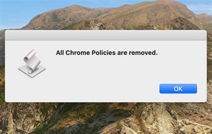 How to remove Chrome policies?