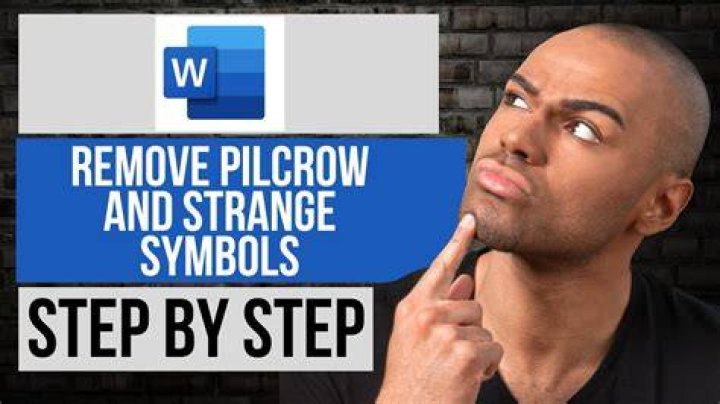 How to remove strange space symbols in Word