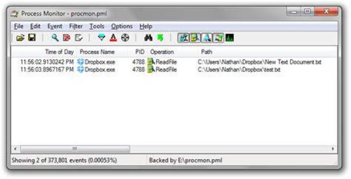 How to see which file Dropbox is currently uploading/downloading?