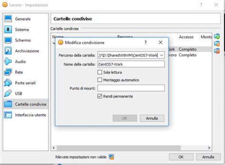 How to share (config.vm.synced_folder), directories between Windows 10 and CentOS7 Virtual Machine created using Vagrant and VirtualBox