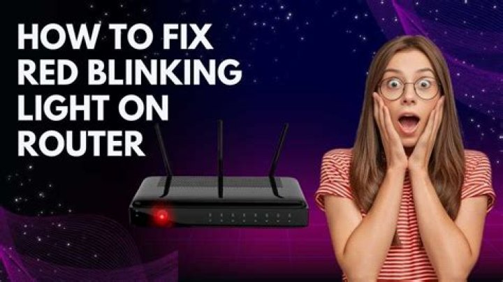How to solve red power light of my router?