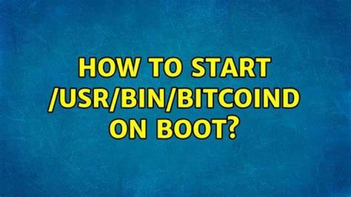 How to start /usr/bin/bitcoind on boot?