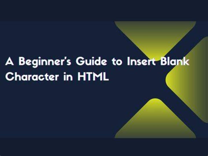 How to type a blank character 