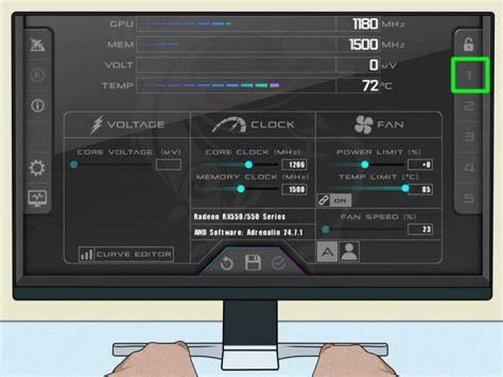 How to underclock my graphic card with software