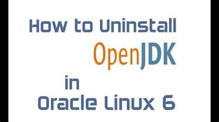 How to uninstall OpenJDK?