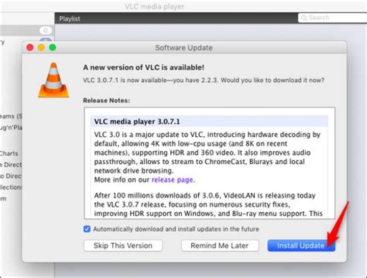 How to update VLC to the latest version?