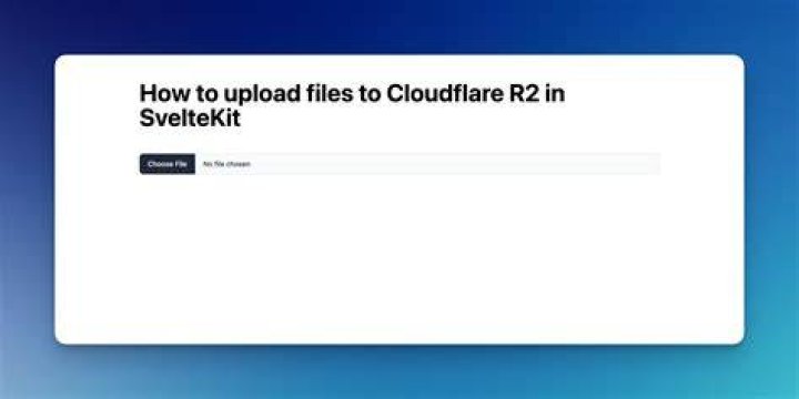 How to upload files - Sveltekit
