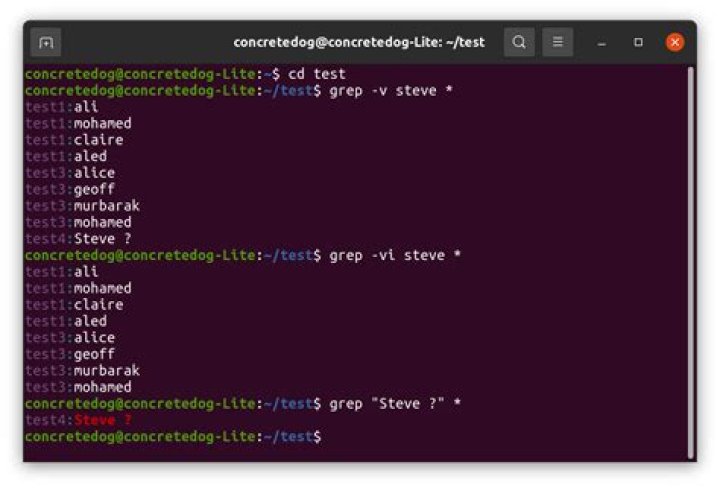 How to use grep on a variable or string?