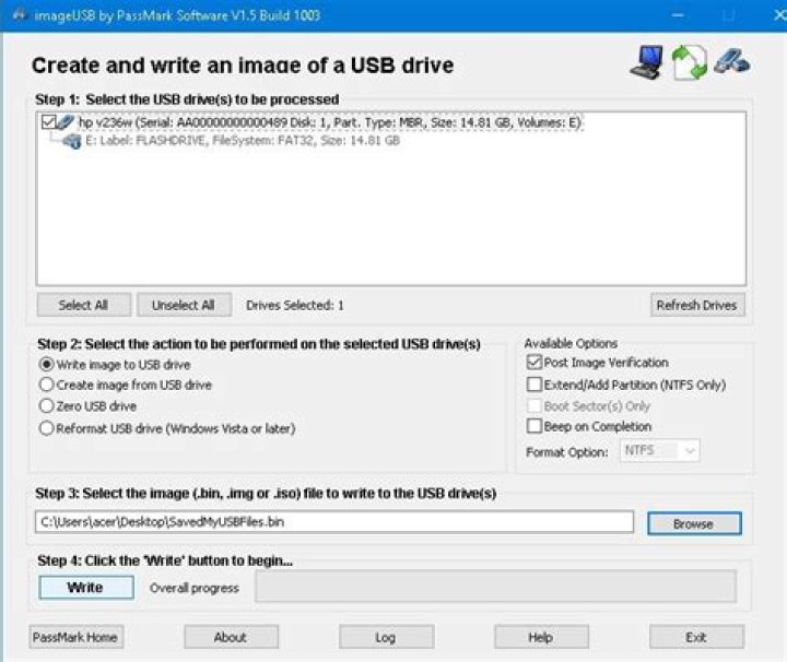 How to write a Chromium OS *.img file to a USB drive?
