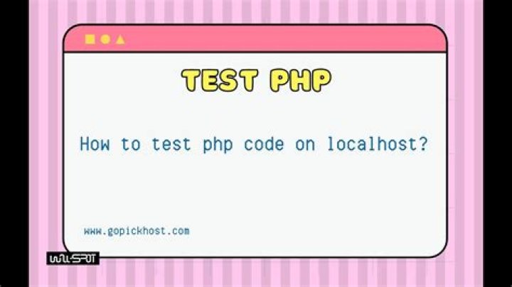 http://localhost/test.php and blog not working