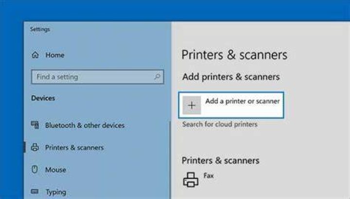 I click add printer