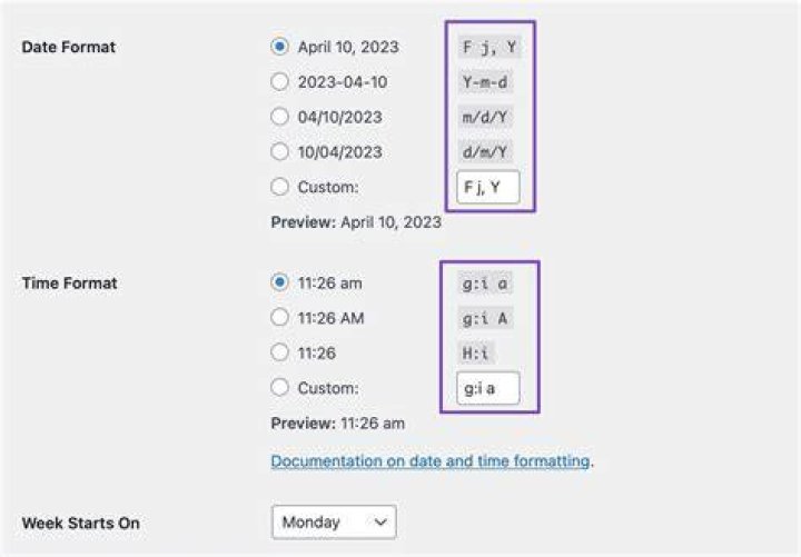 Identify date/time format