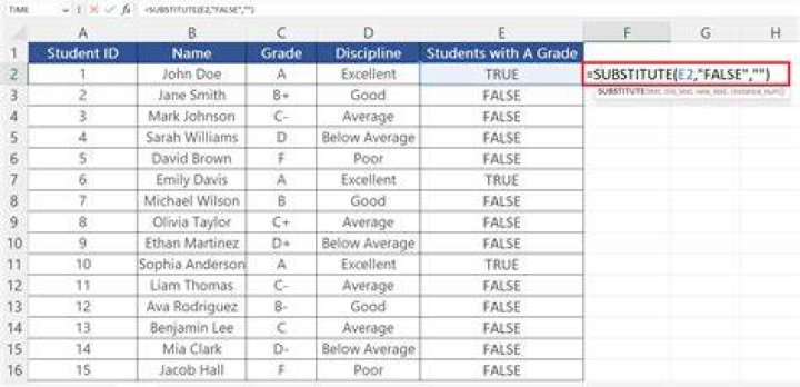 IF statement: how to leave cell blank if condition is false (