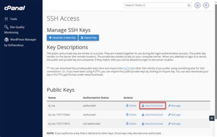 Import private SSH key to new client machine