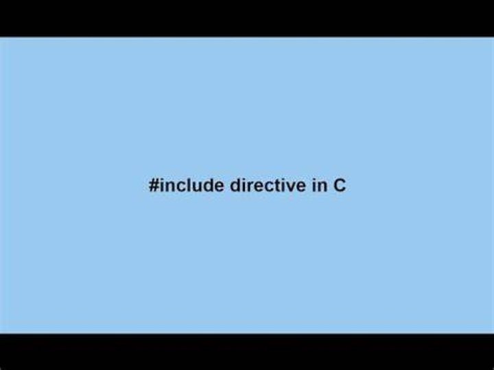 #include directive in C#