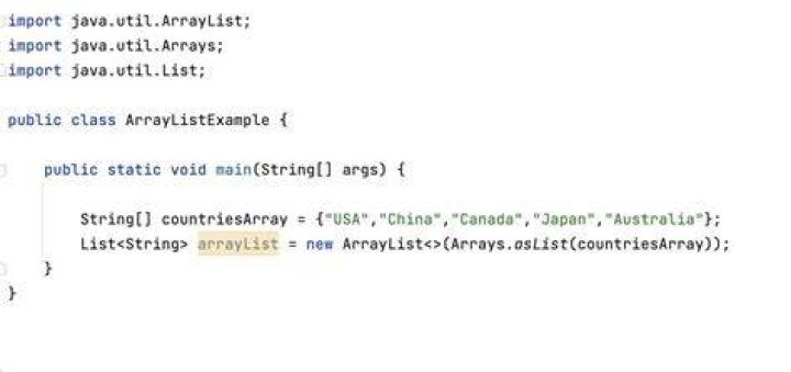 Initialize ArrayList with doubles