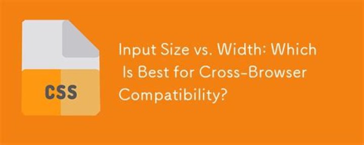 Input size vs width