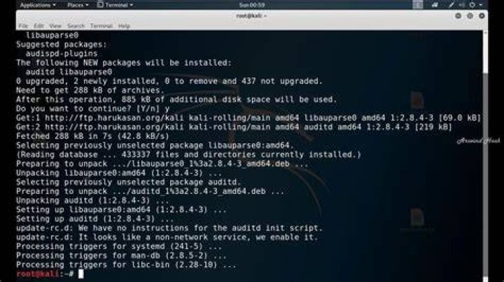 Install auditd