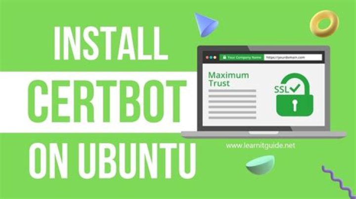 Install Certbot on ubuntu 20.04