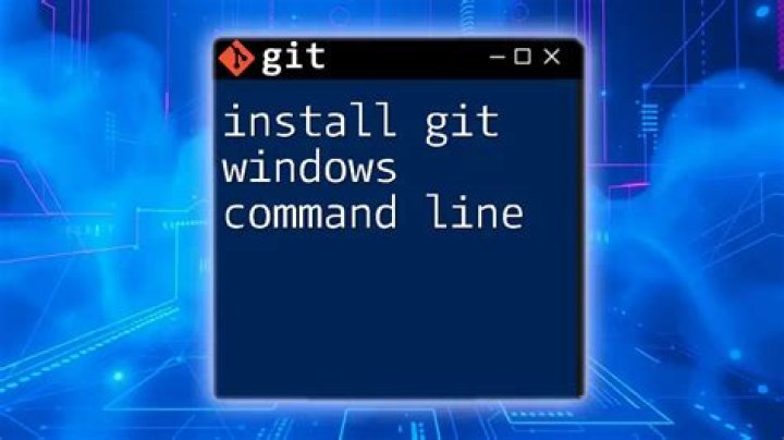 install git