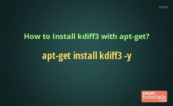 install kdiff3