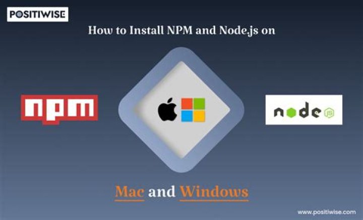 Install npm via the software center