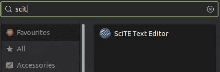 Install scite