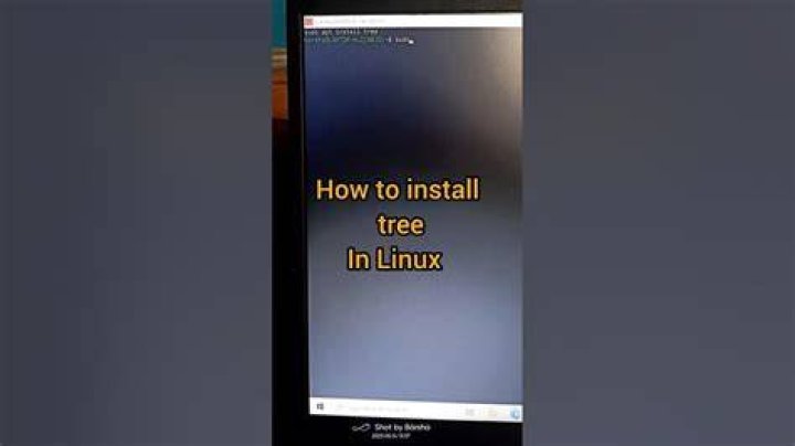 Install tree