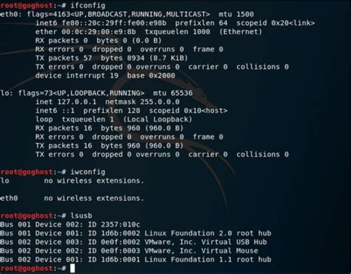 Installed Kali linux in VMware, Wireless adapter not detected