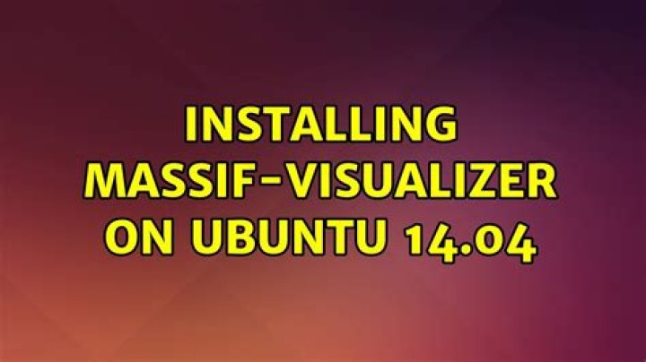 Installing massif-visualizer on Ubuntu 14.04