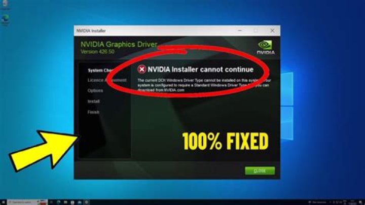 Installing Nvidia Driver Fails